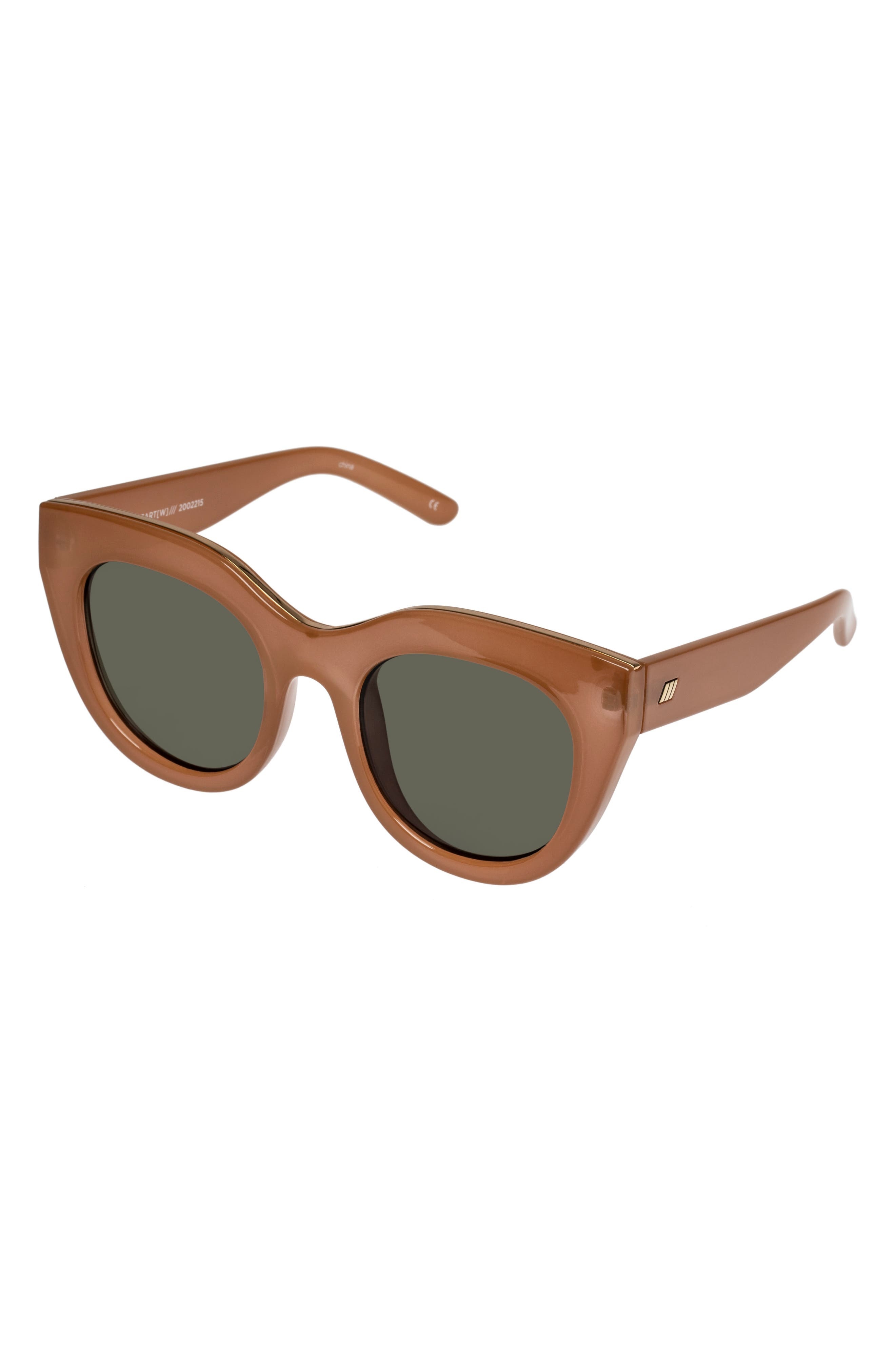 Le Specs Air Heart 51mm Sunglasses in Caramel/Khaki at Nordstrom - 2