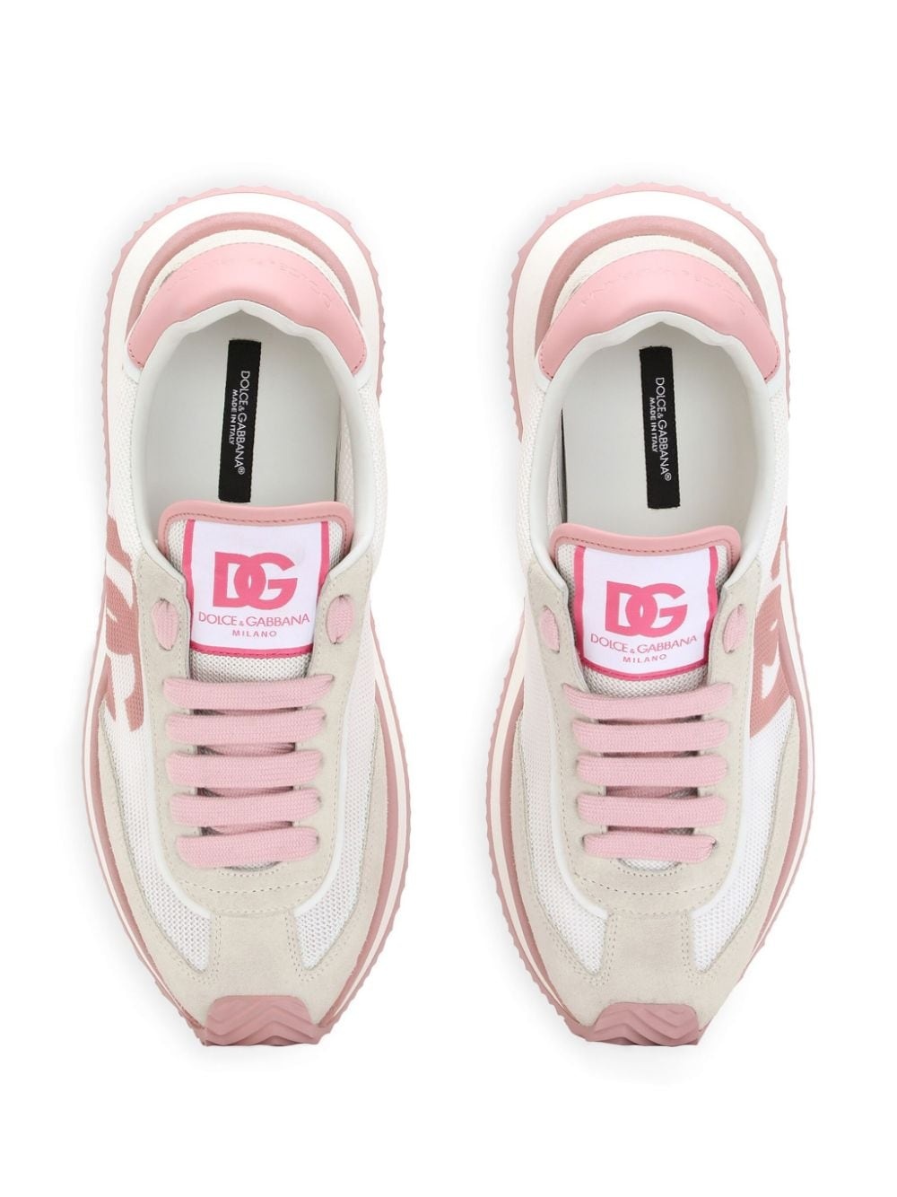 Dg cushion leather sneakers - 4