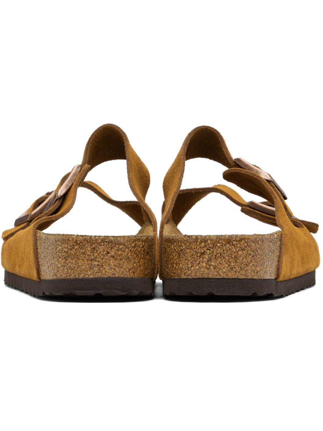 Tan Regular Arizona Soft Footbed Sandals - 2