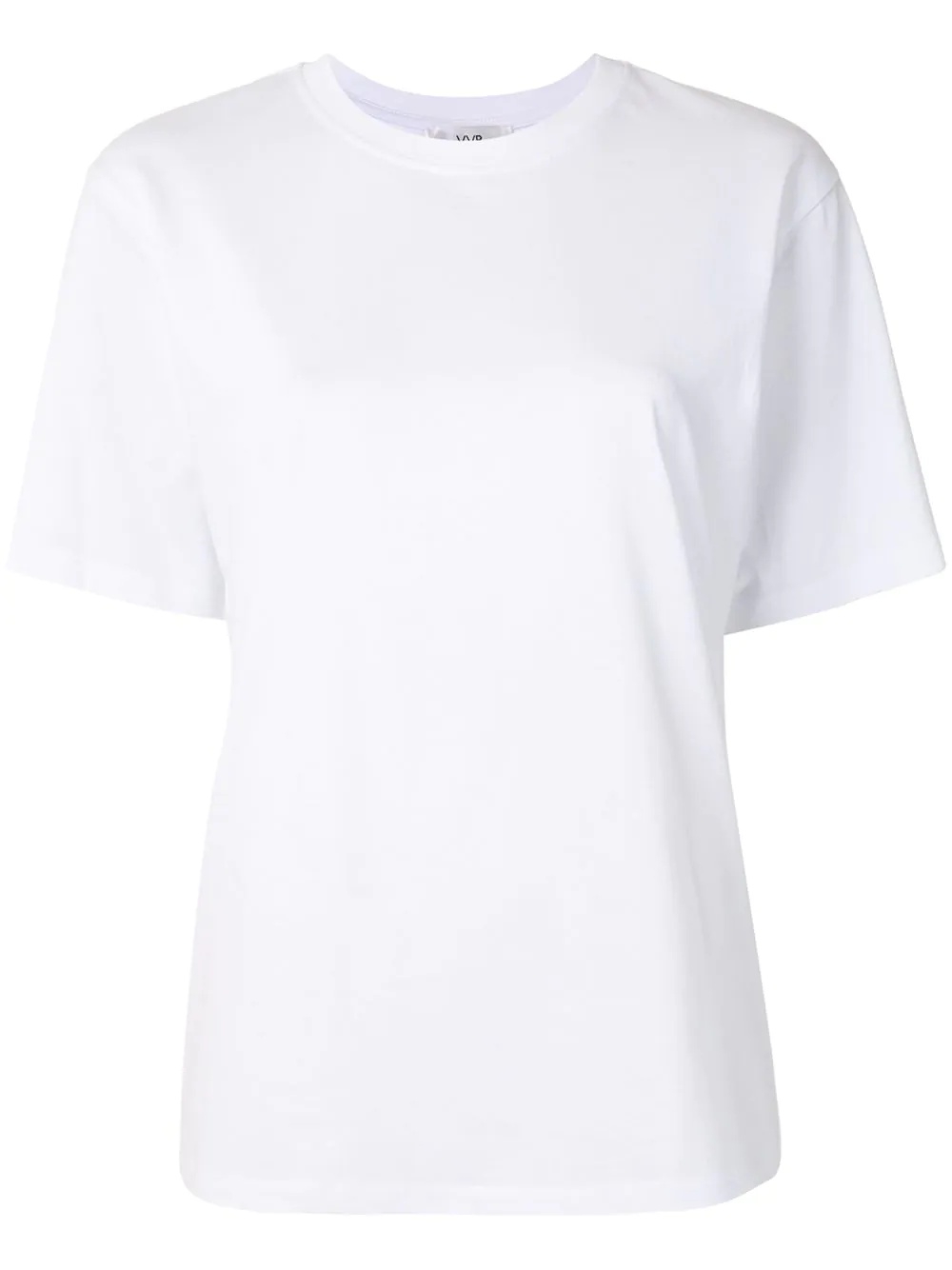 round neck cotton T-shirt - 1