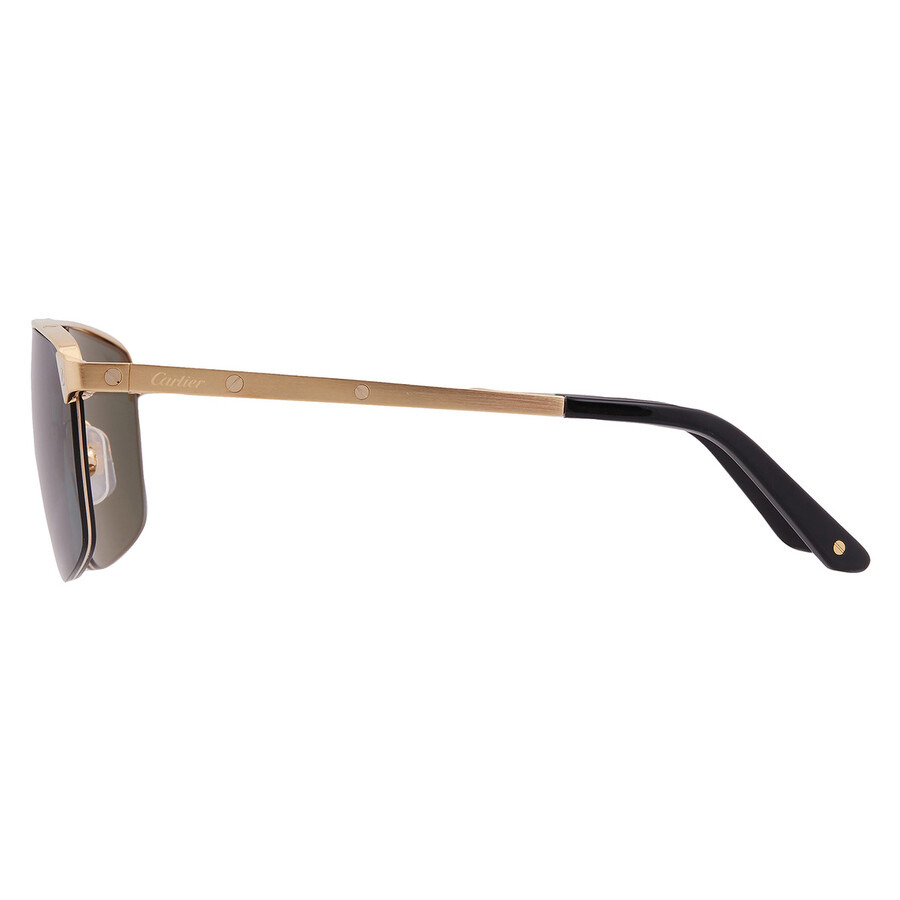 Cartier Santos de Cartier Green Navigator Men's Sunglasses CT0385S 002 60 - 4