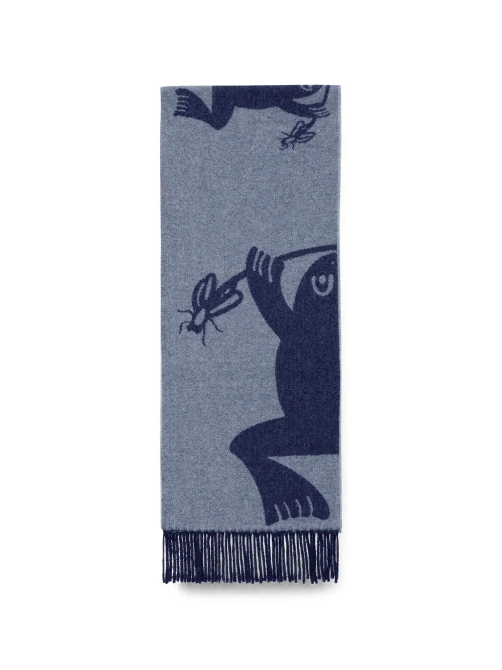 Bug Press jacquard-knit scarf - 1