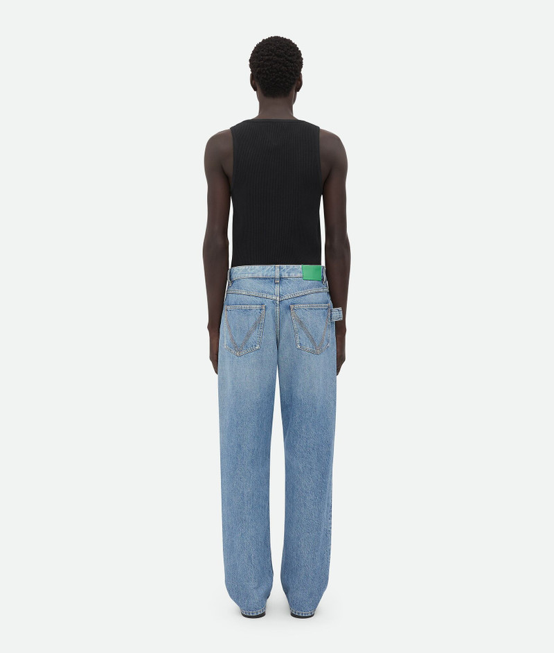 Vintage Indigo Washed Wide Leg Denim 3