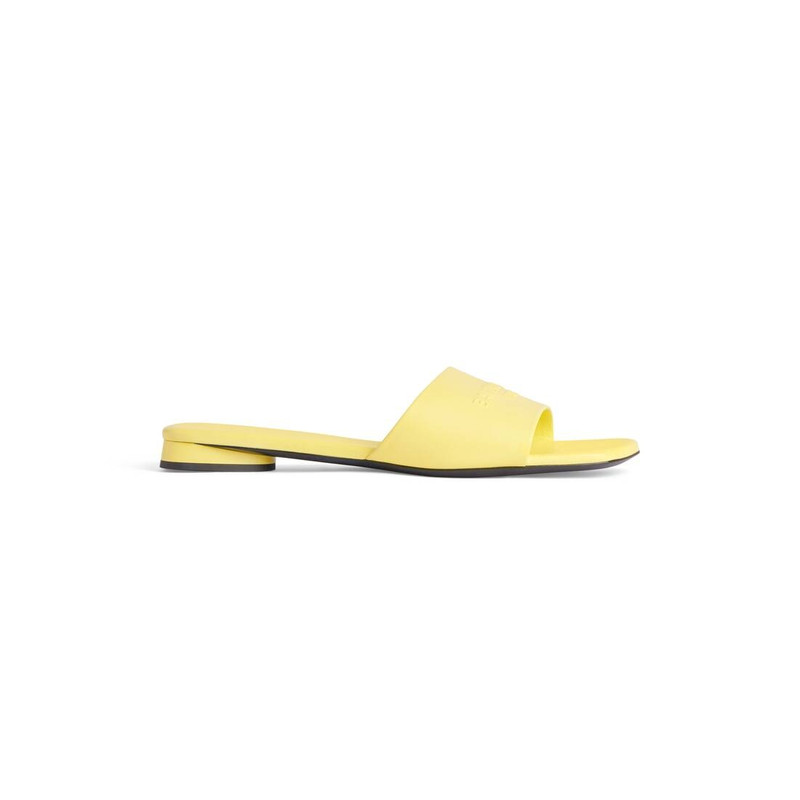 Women's Duty Free Flat Sandal in Yellow - 1