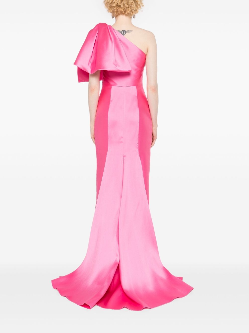 Priya one-shoulder gown - 4