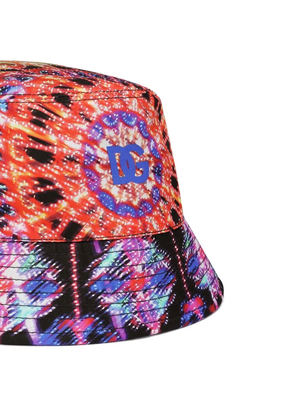 psychedelic print bucket hat - 2