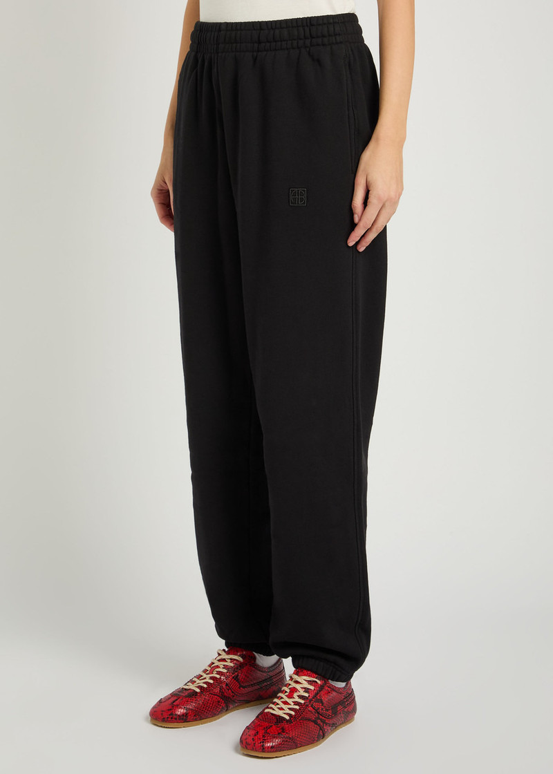 ANINE BING Anine Bing Karter Logo-embroidered Cotton Sweatpants outlook