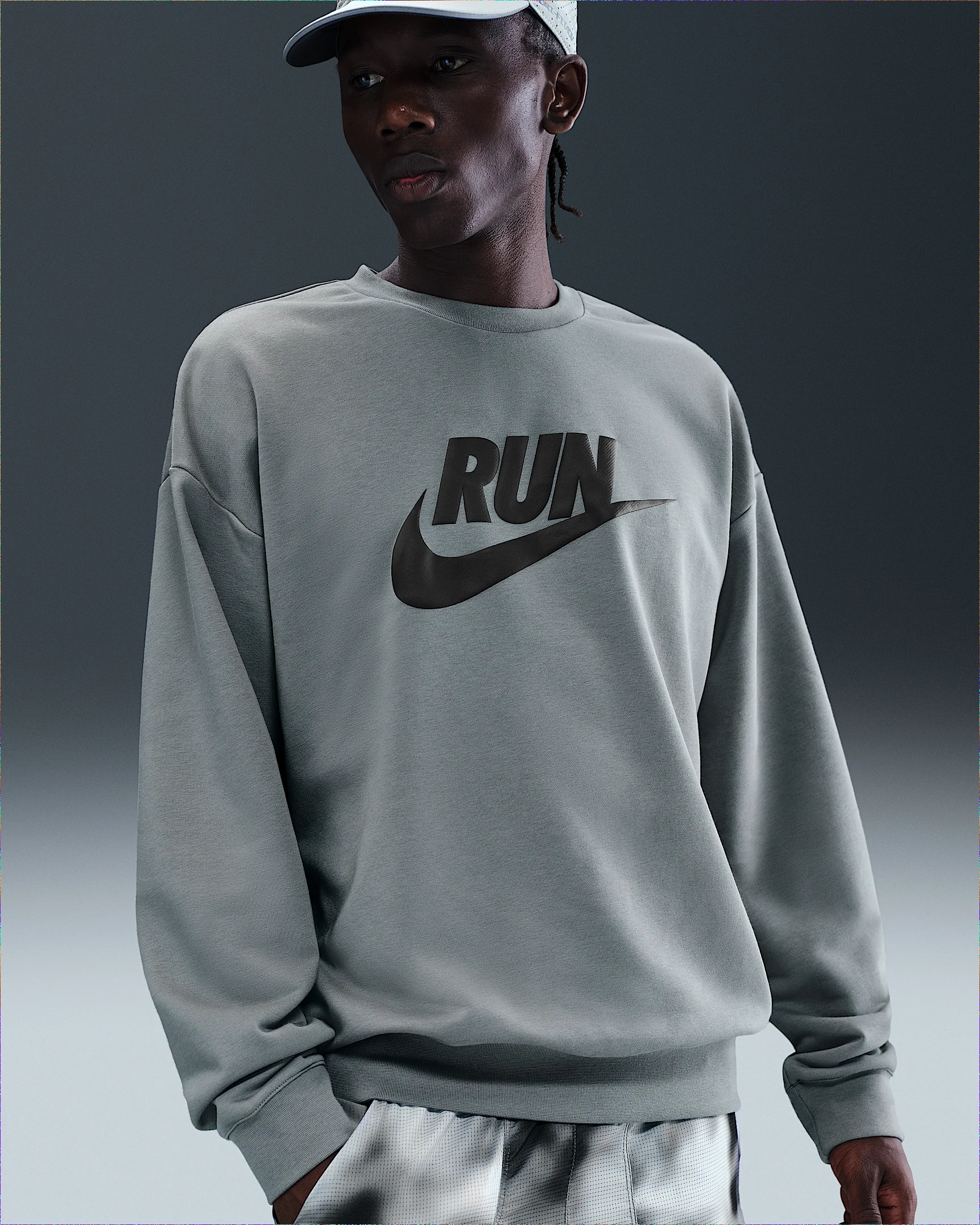 Nike Men's Dri-FIT Fleece Running Crew - 1