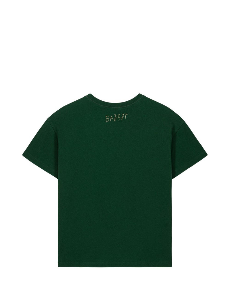 baziszt Kamy camel-print T-shirt outlook