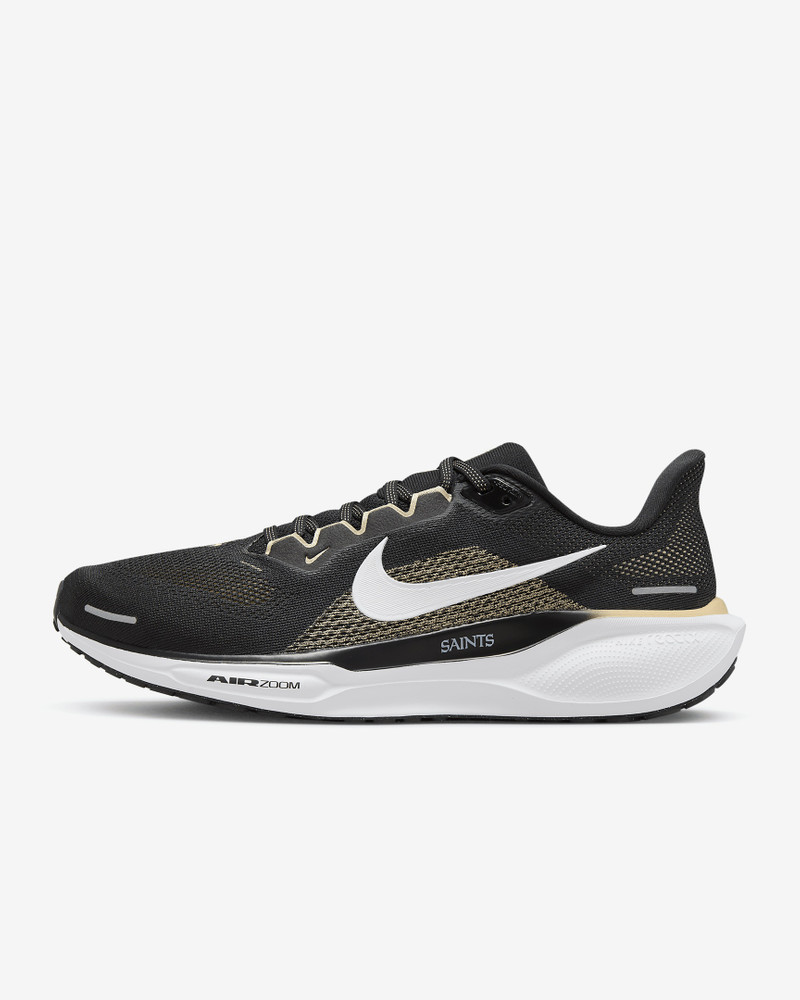 Nike Pegasus 41 NFL 뉴올리언스 Saints Men's Road 런닝 슈즈 - 1
