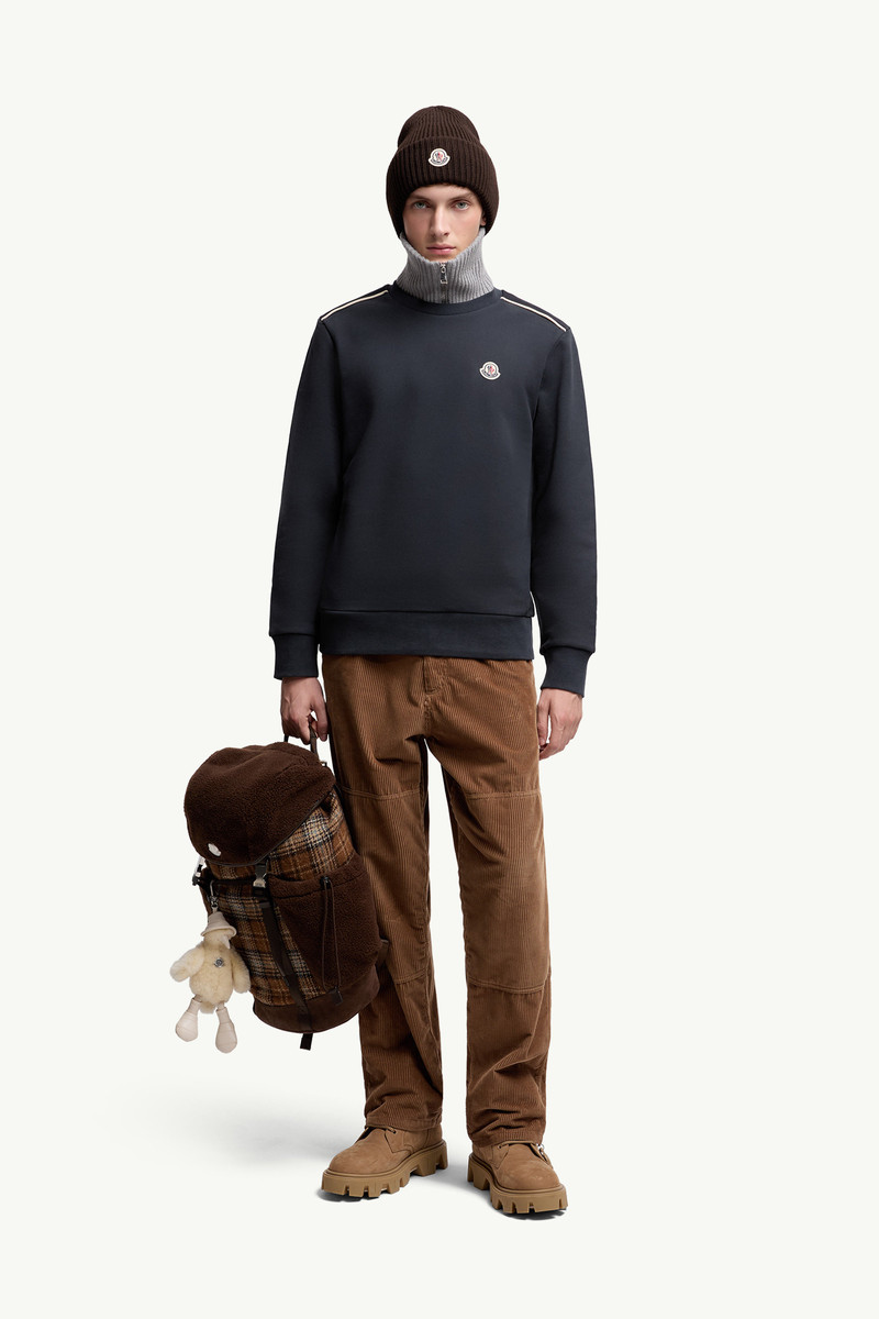 Moncler Mon Duck Logo Cotton Sweatshirt outlook