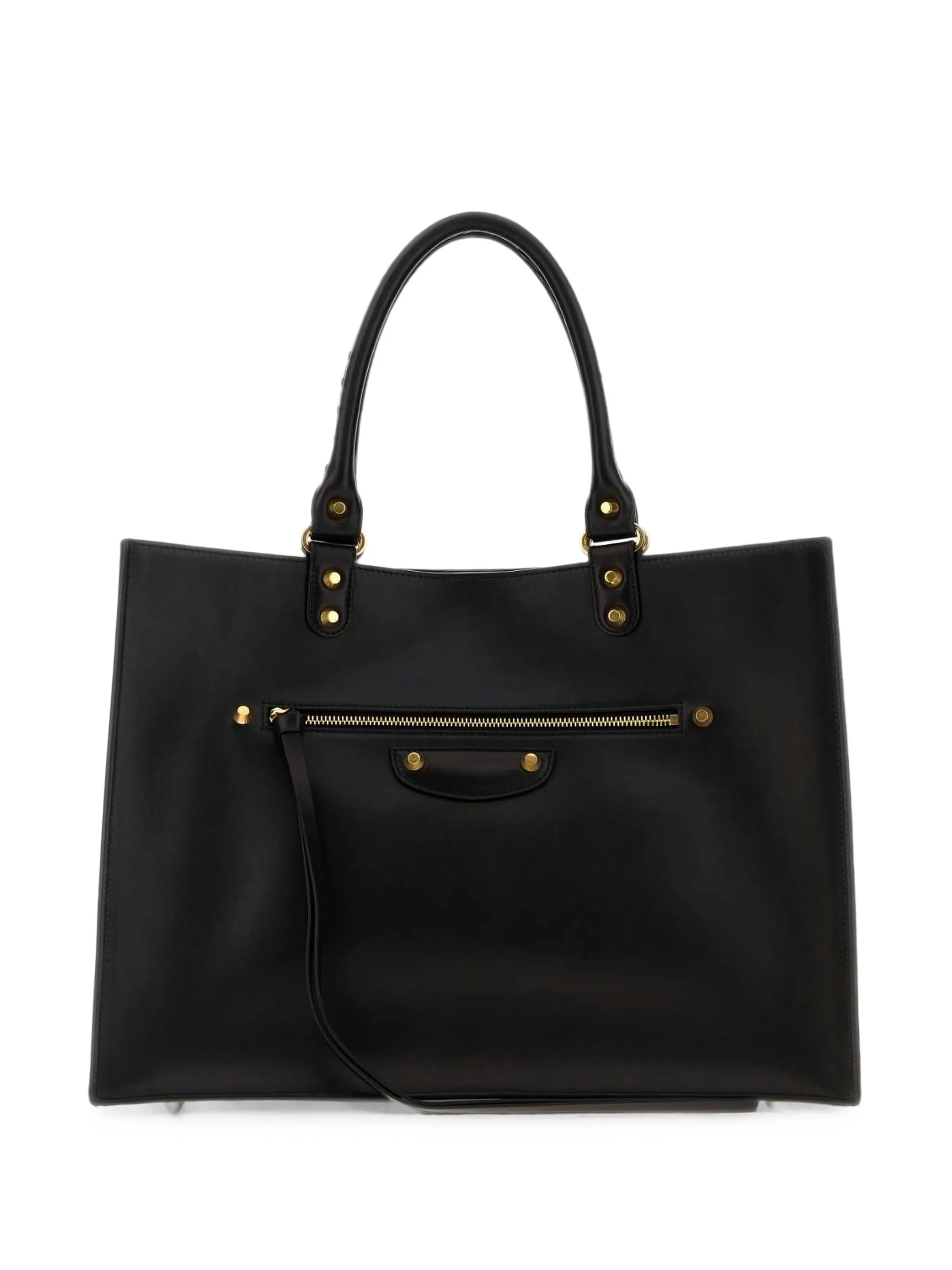 Balenciaga Black Leather Large Le City Sleek Handbag - 1