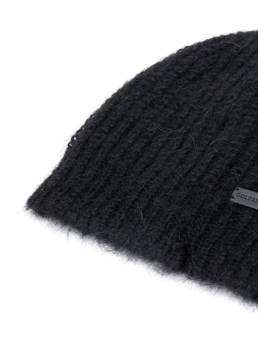 knitted logo beanie - 2