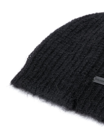 Golden Goose knitted logo beanie outlook