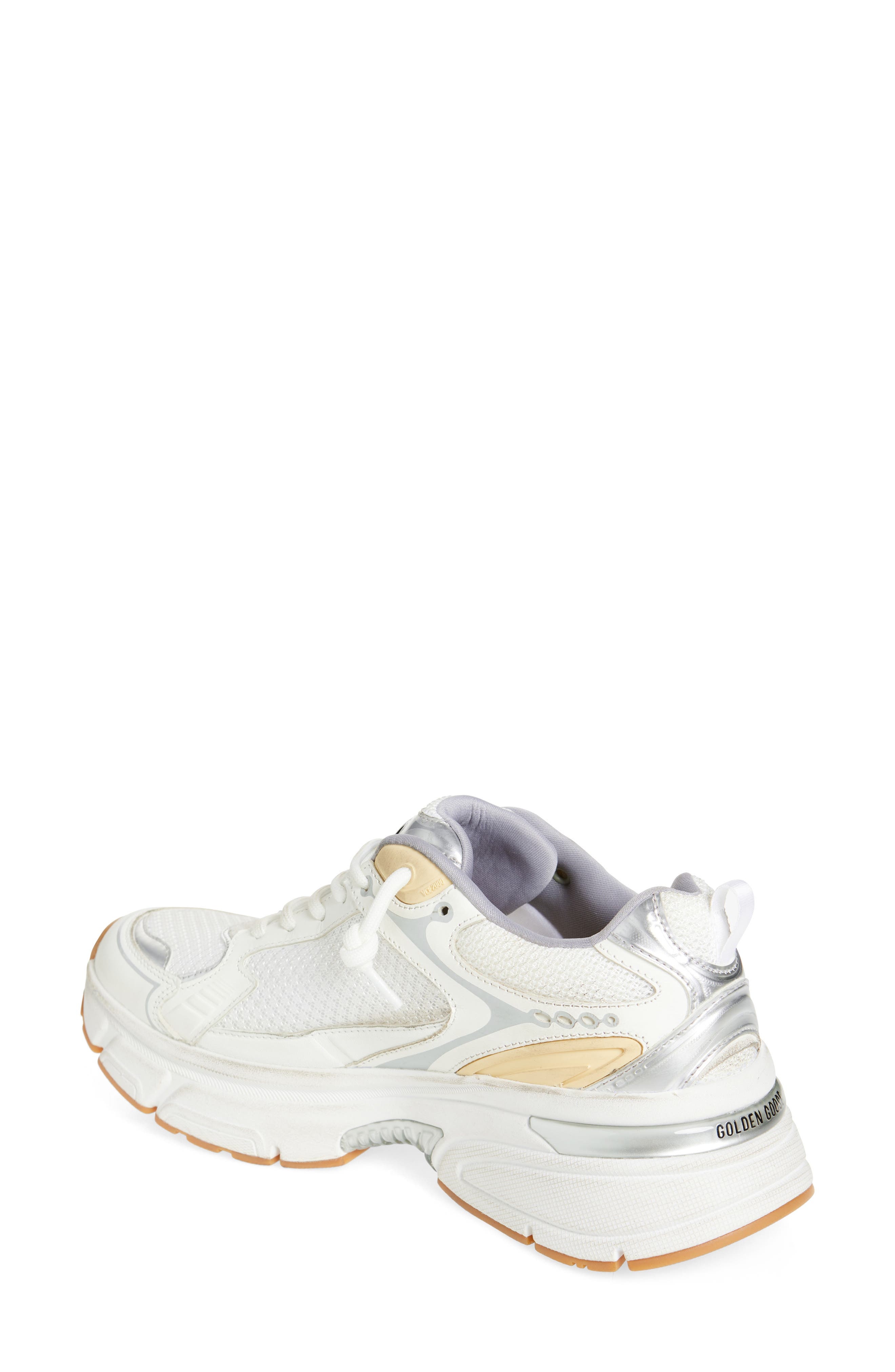 Golden Goose Lightstar Sneaker in White/Gold at Nordstrom - 2