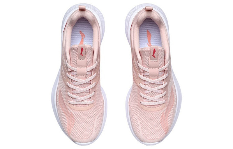 Li-Ning (WMNS) Li-Ning Lightweight Running Shoes 'Pink White' ARHR064-5 outlook
