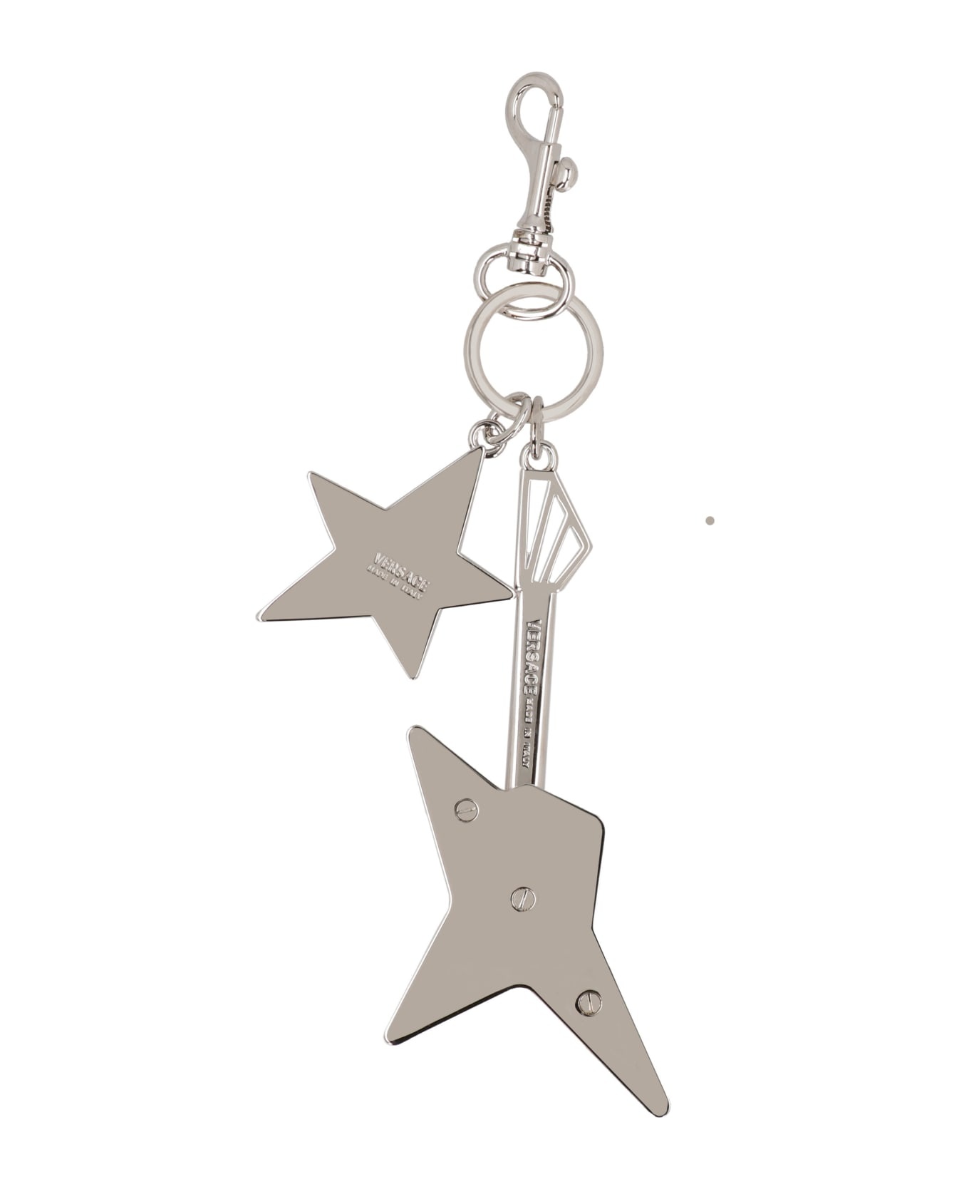 Silver-tone Metal Key Ring And Clasp - 2