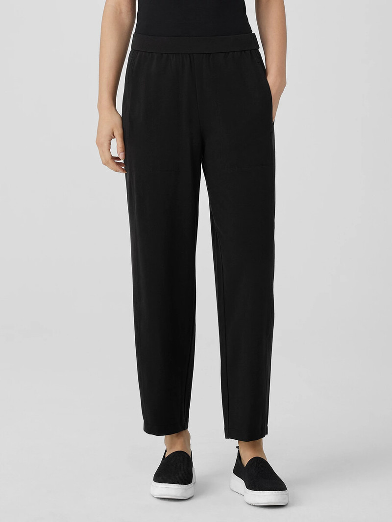 Pima Cotton Stretch Jersey Lantern Pant 3