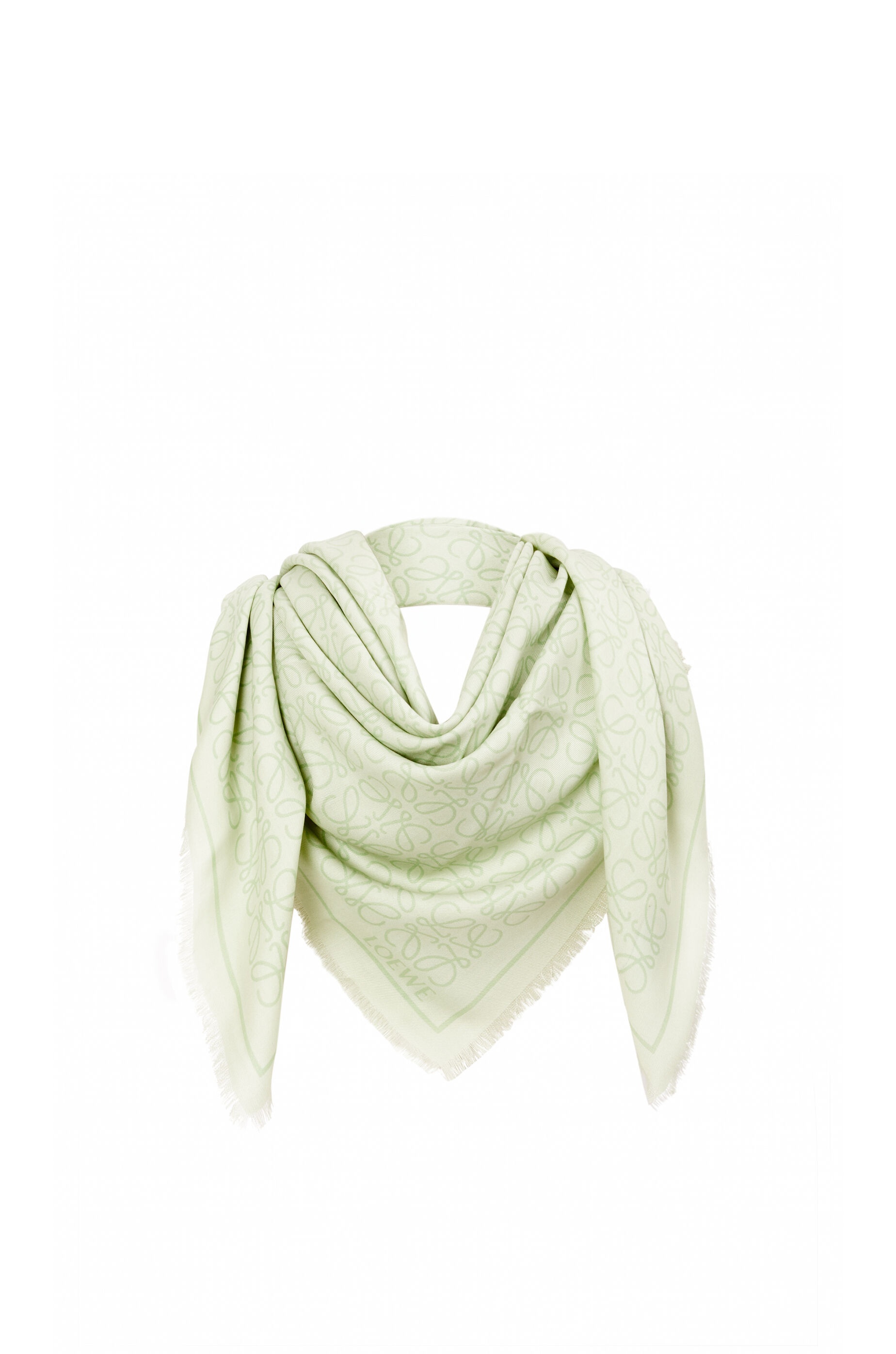 Anagram scarf in wool and silk - 2