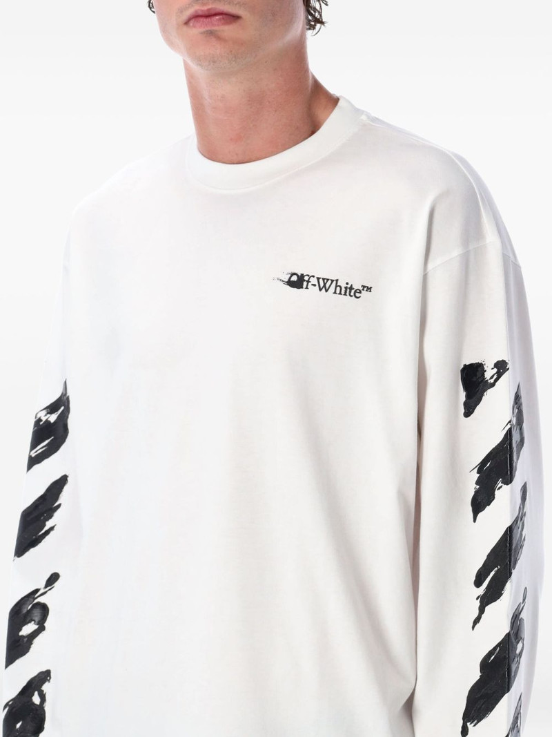 arrow-print long-sleeve T-shirt 3