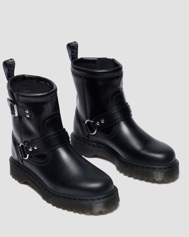 Anistone Harness Orleans Leather Biker Boots 5