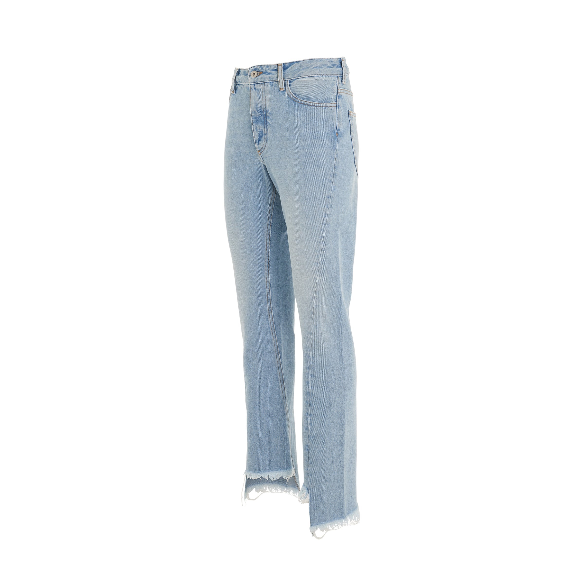 Bleach Twist Seamless Skinny Pants in Light Blue - 2