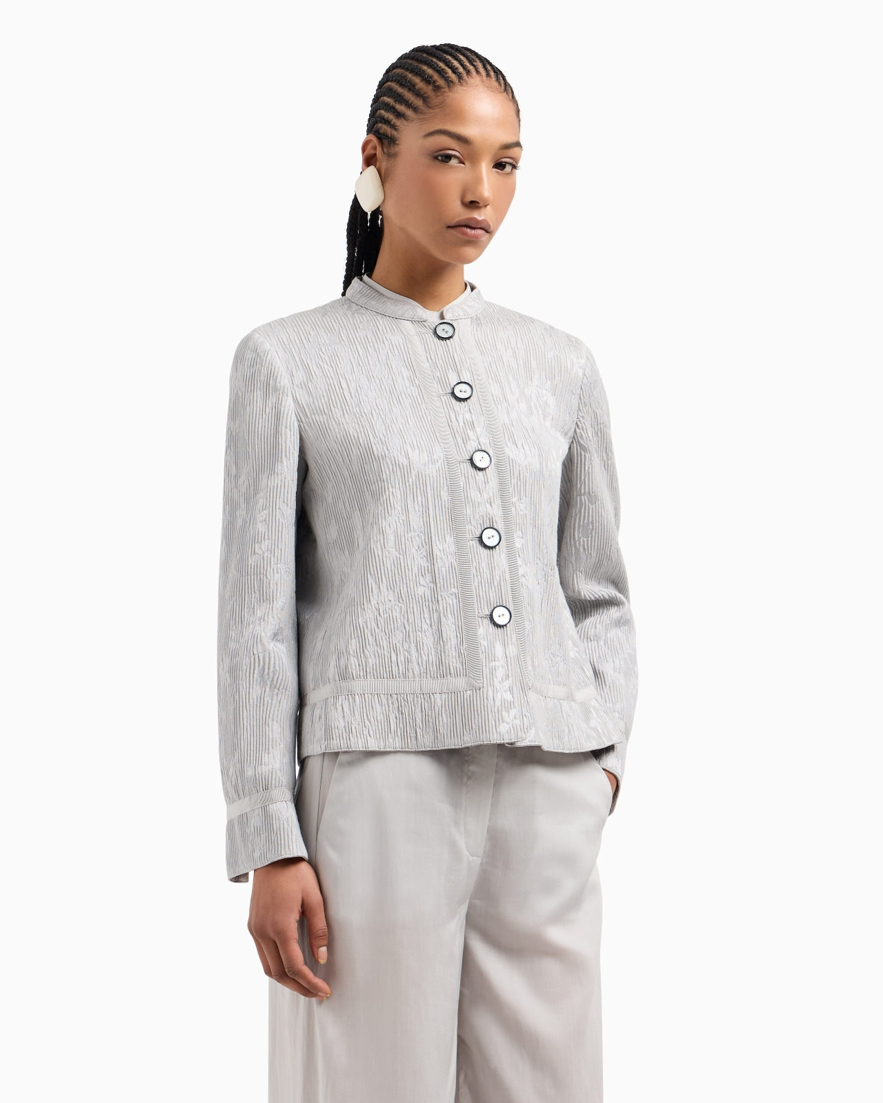 ICON FLORAL JACQUARD CANNETÉ JACKET - 4