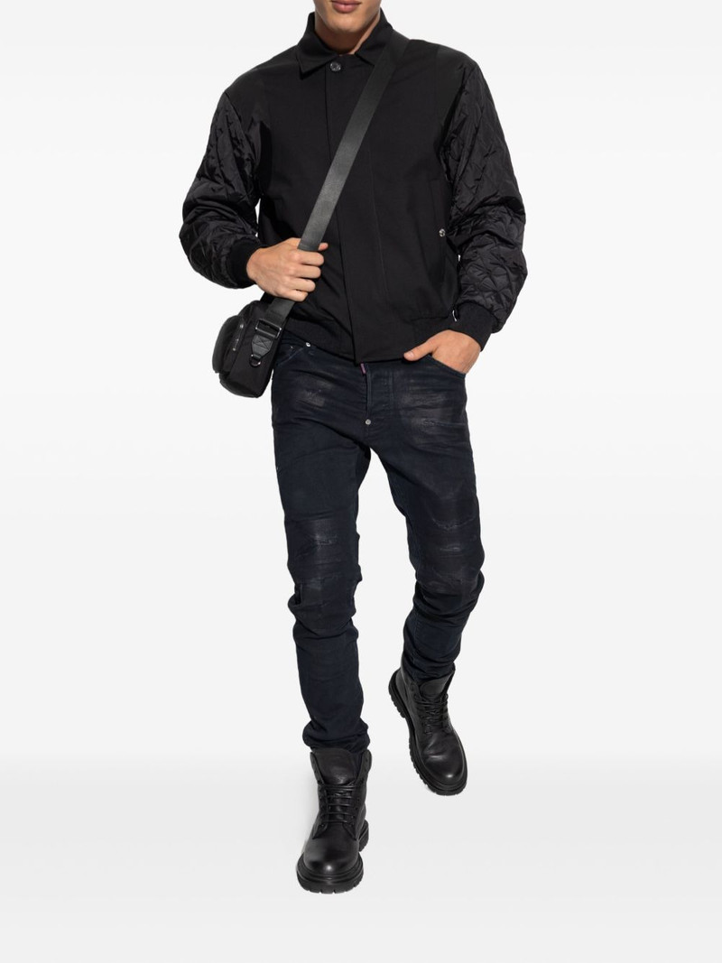 DSQUARED2 quilted-sleeve bomber jacket outlook