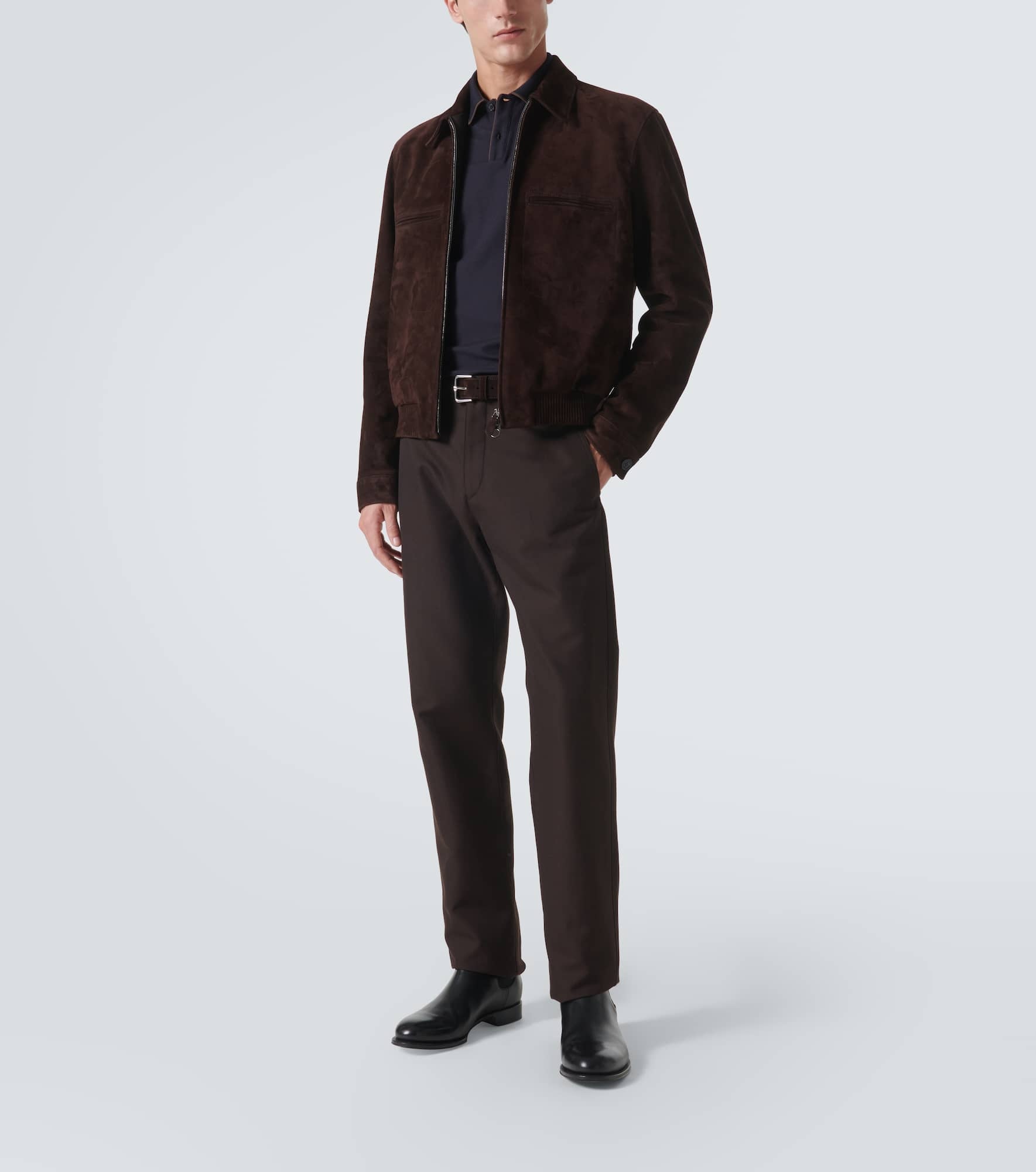 Brentwood cotton-blend piqué polo shirt - 2