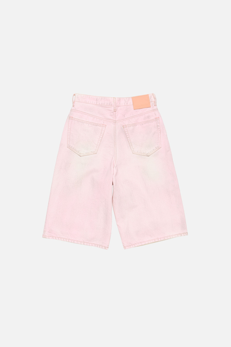 Denim shorts - Loose fit - Pale Pink 6