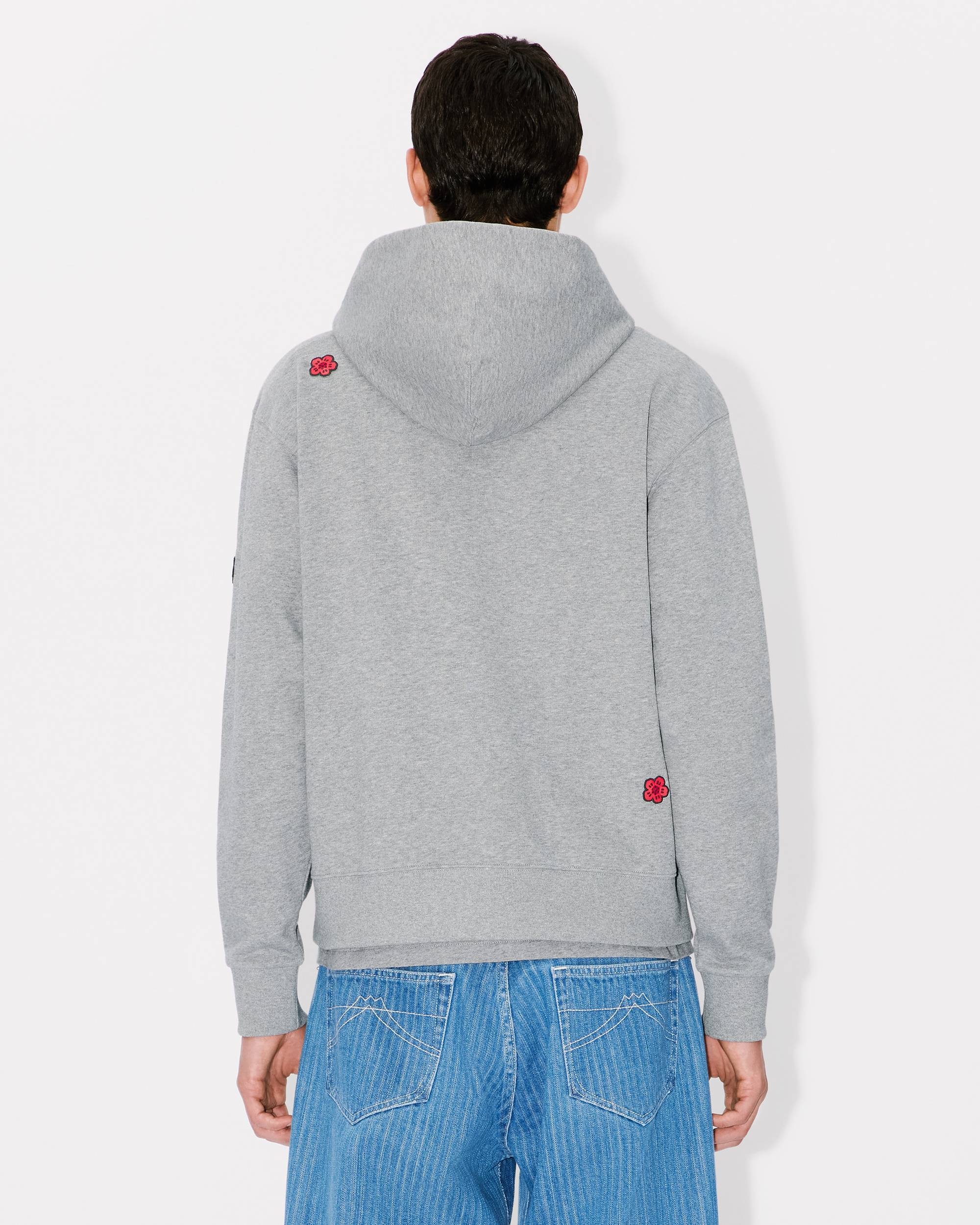 'Boke Flower' embroidered hoodie - 4