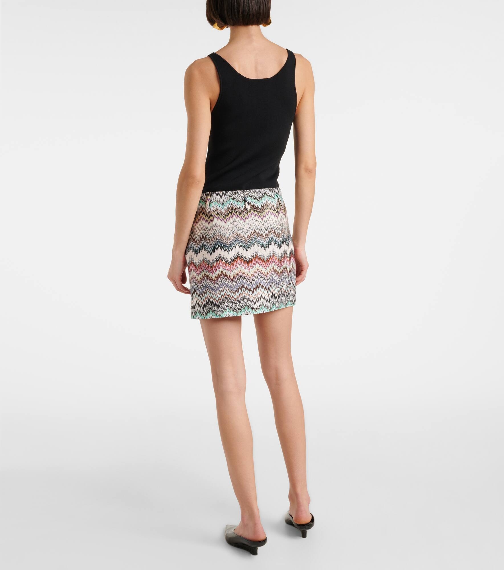 Zigzag miniskirt - 3