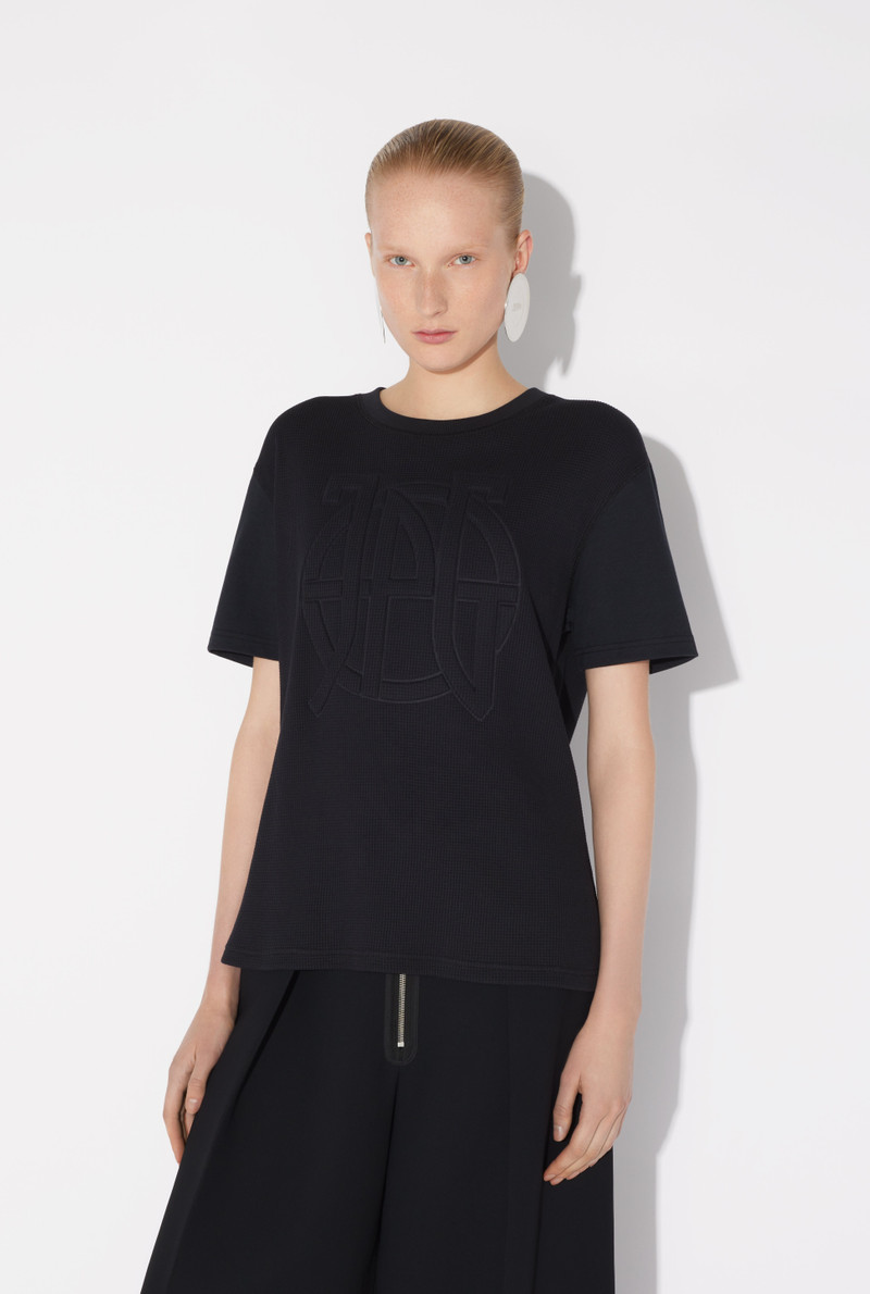블랙 오버사이즈 JPG T-SHIRT - 1