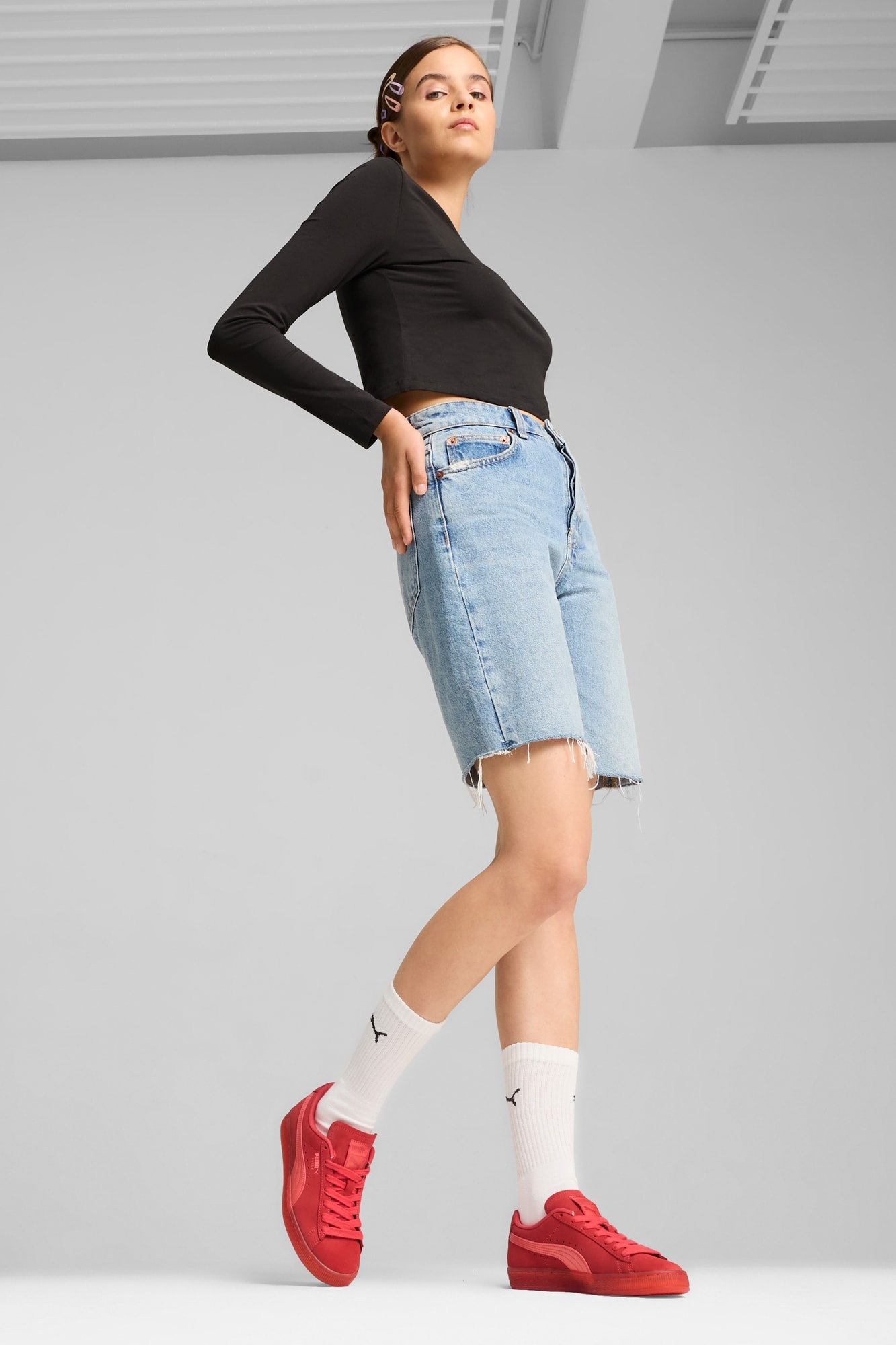 Suede Classic Translucent Sneakers Women - 3