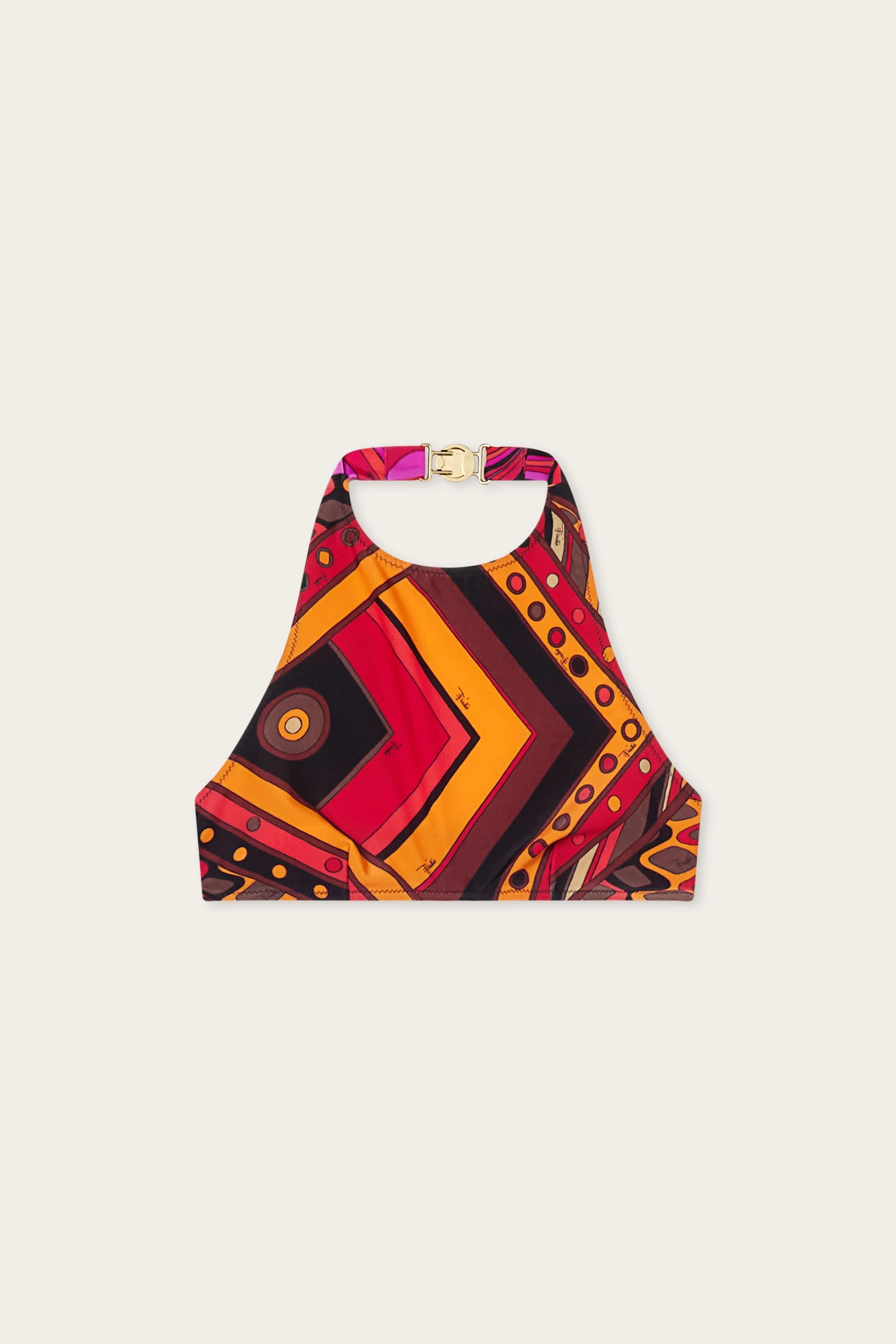 VIVARA PRINT BANDEAU BIKINI TOP - 1
