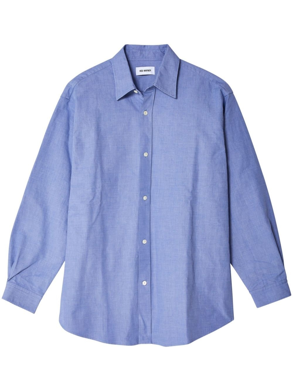 long-sleeve cotton shirt - 1