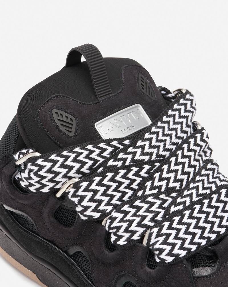 LEATHER CURB SNEAKERS 5