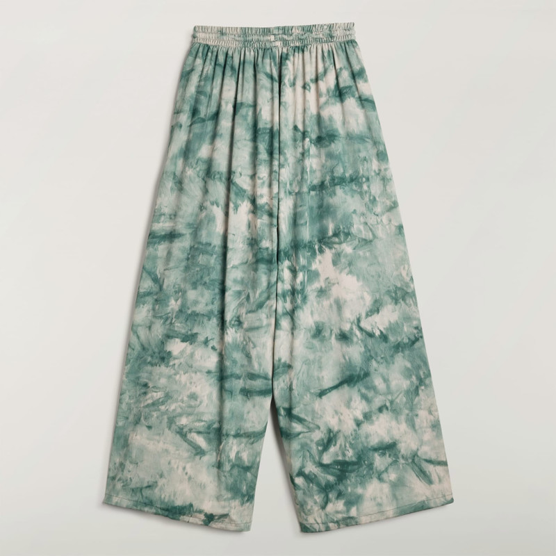Y-3 RAW EDGE 3 STRIPES AOP WIDE PANTS 3