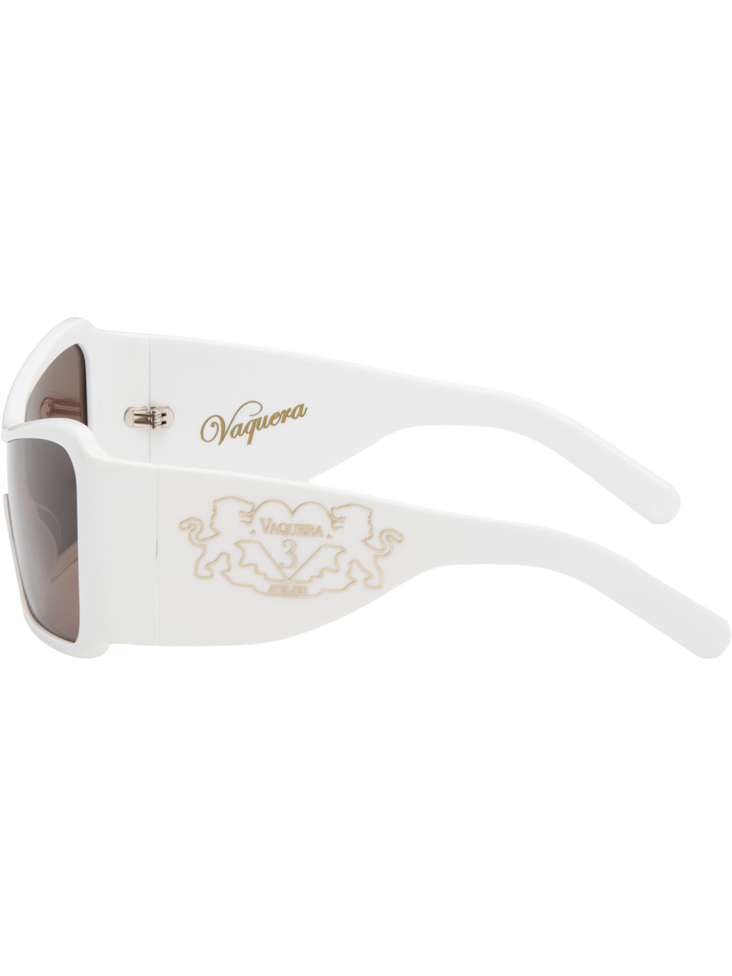 White Shield Sunglasses - 3