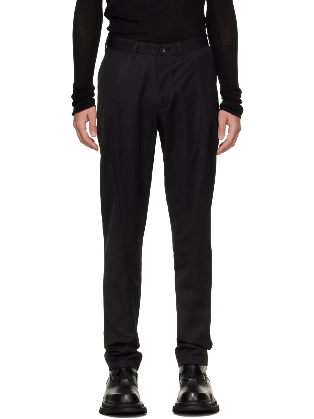 Black Jodhpurs Trousers - 1