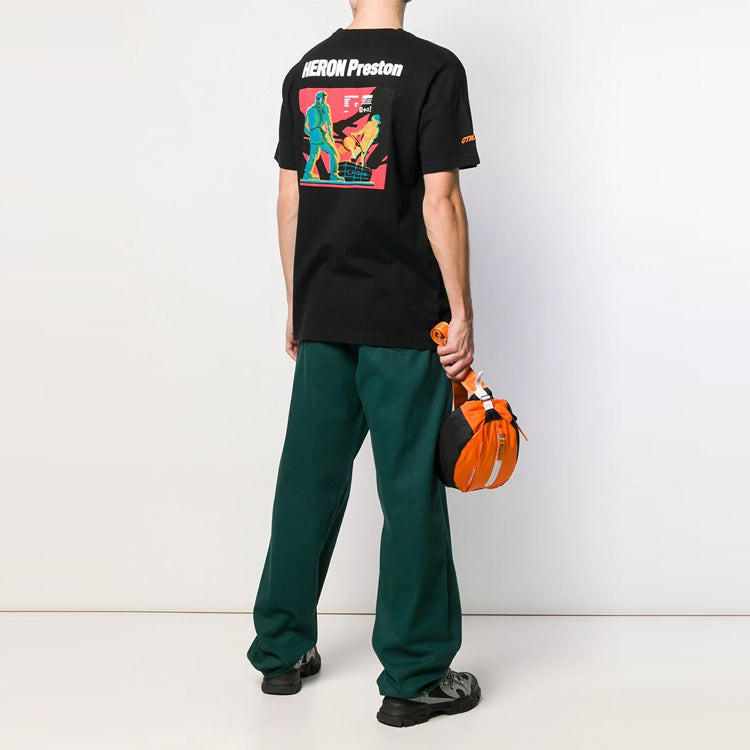 HERON PRESTON Metal Worker T-shirt 'Black' HMAA001S196320261088 - 4