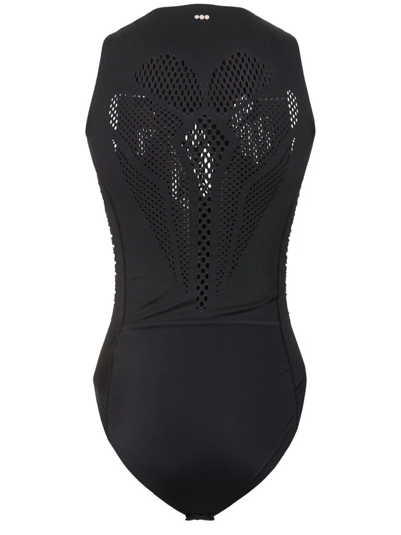 Logo one piece bodysuit - 5