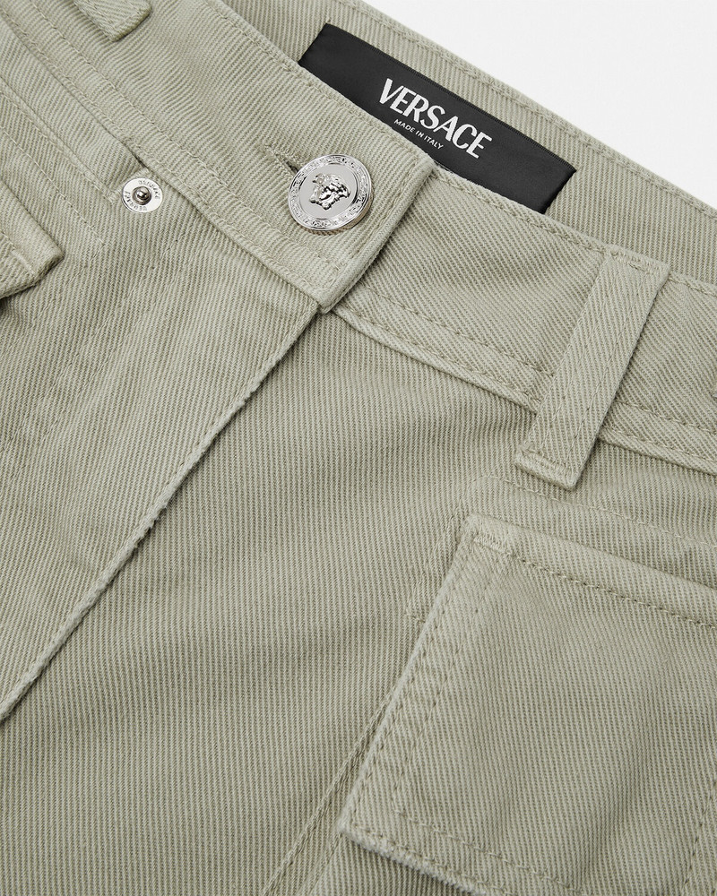 VERSACE Cargo Denim Shorts outlook