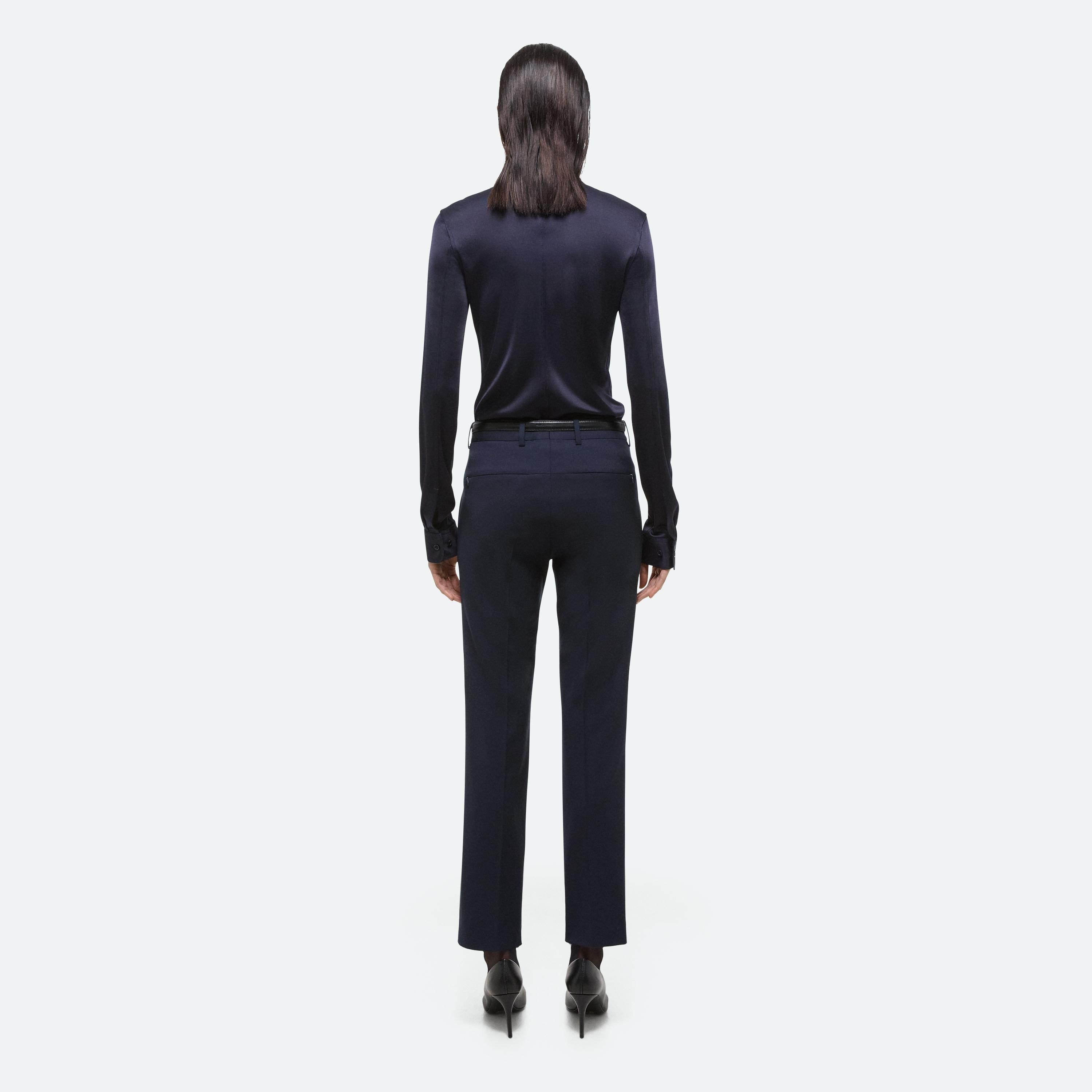SLIM VIRGIN WOOL TROUSER - 5