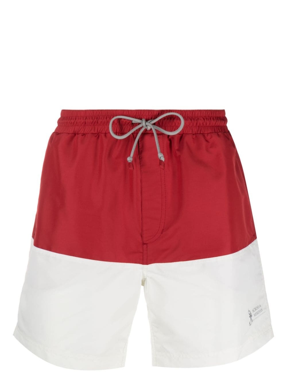 panelled-design swim shorts - 1