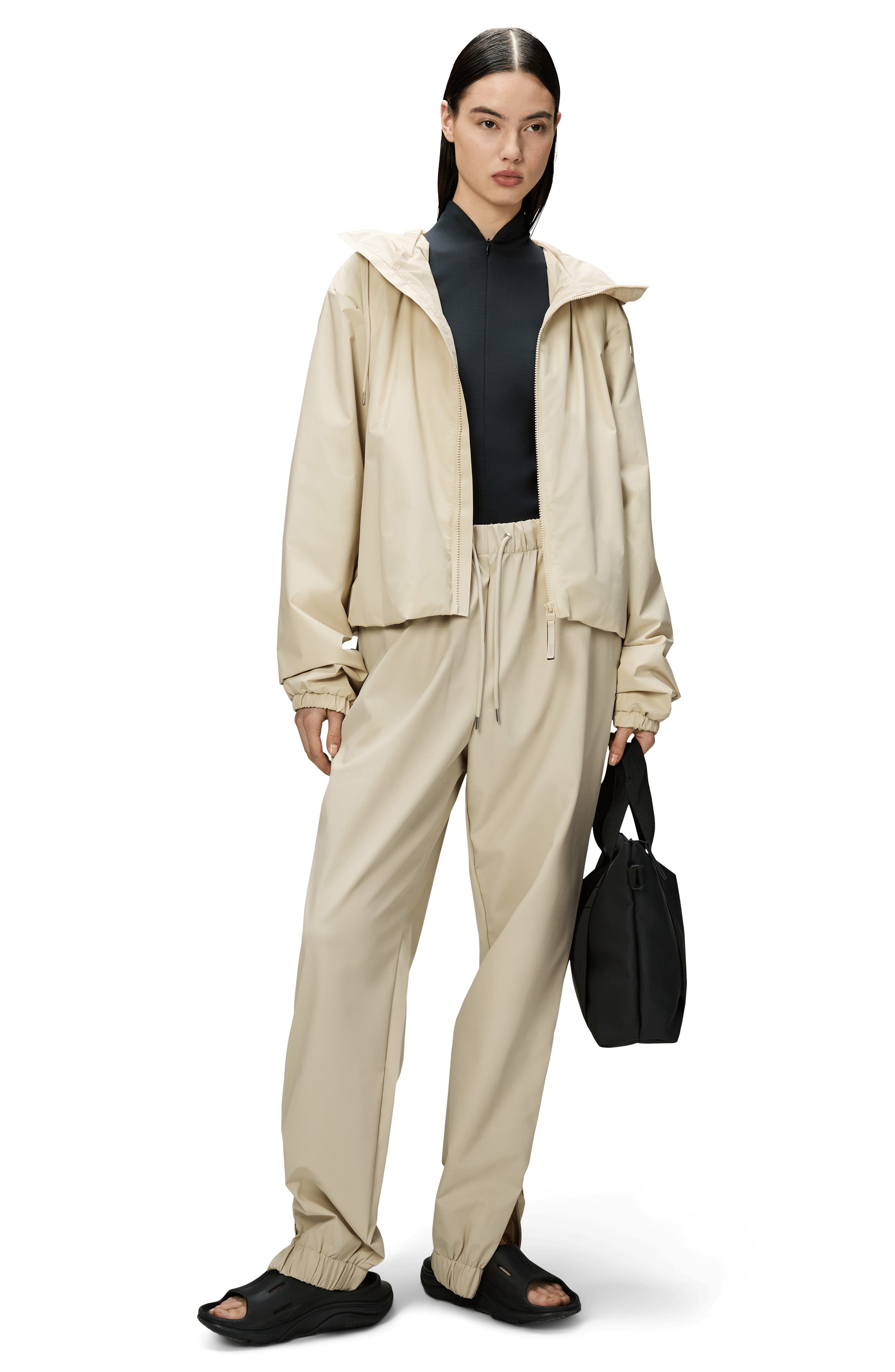 Rains Lohja Water Resistant Insulated Rain Jacket in Dune at Nordstrom - 5