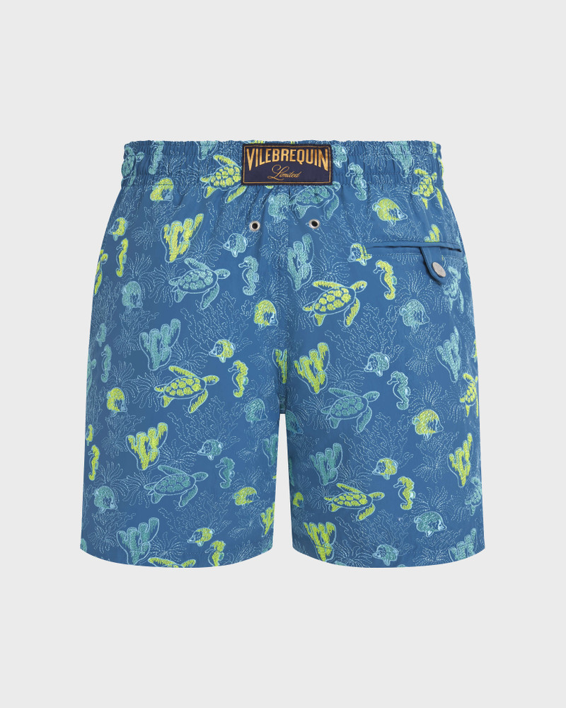 MEN EMBROIDERED SWIM TRUNKS AQUATIC LIFE - LIMITED EDITION 5