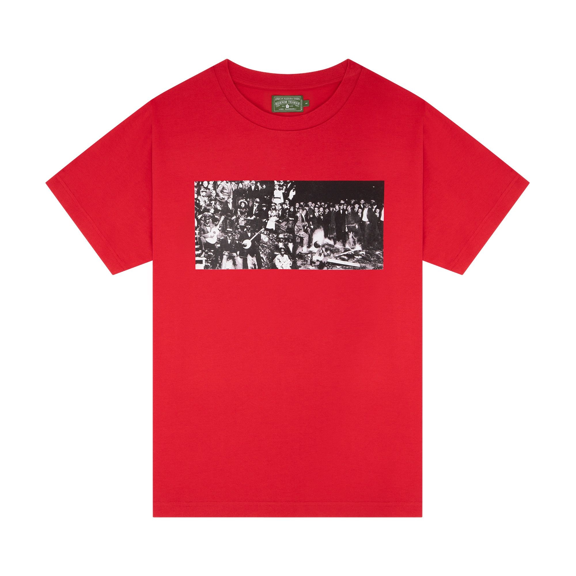 Denim Tears x Arthur Jafa Black Entertainment Tee 'Red' - 1