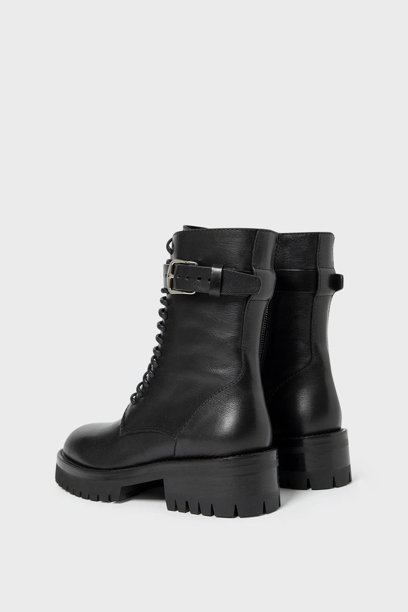 Cisse Combat Boots Black 3