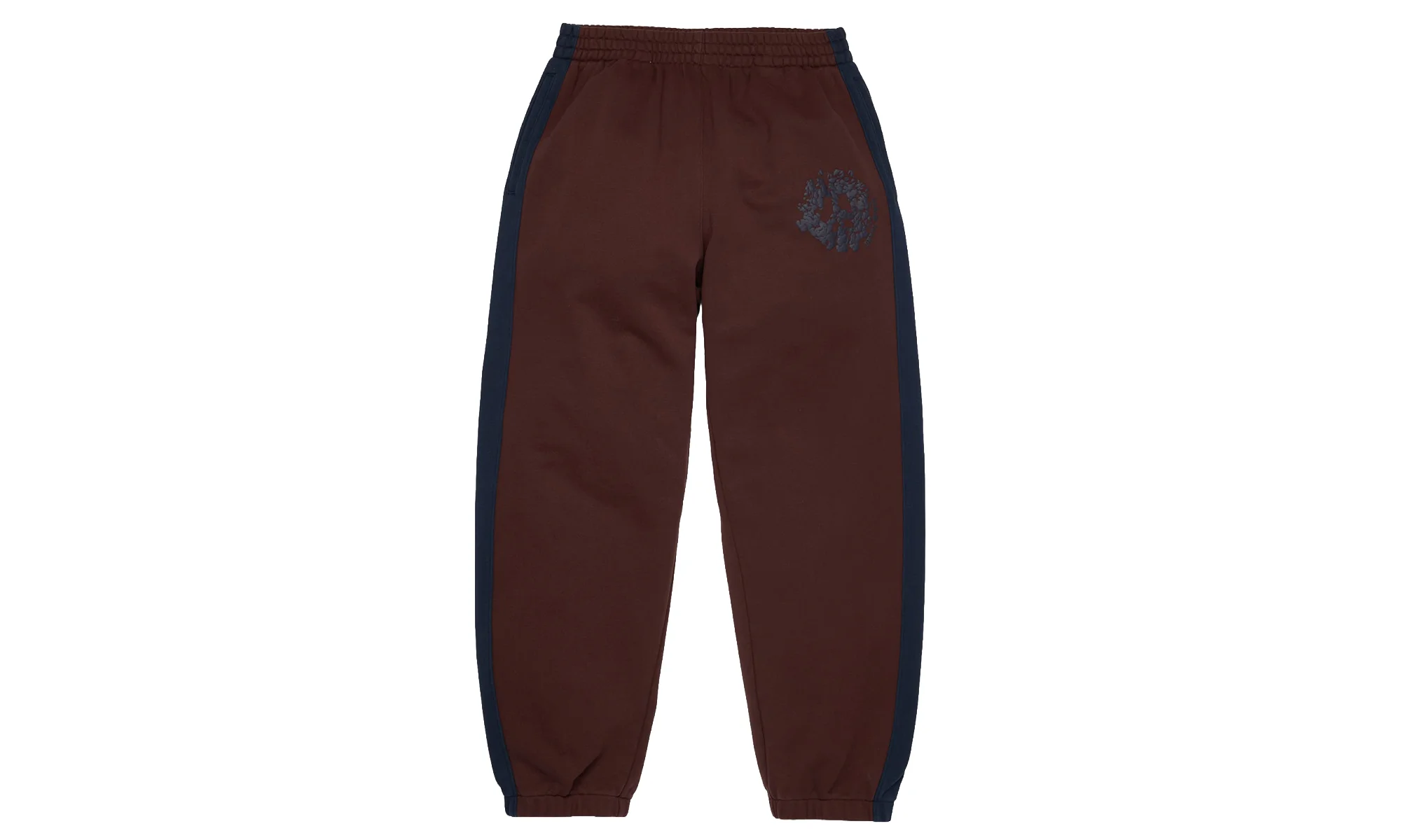 Denim U Paneled Sweatpants "Brown" DT911 - 1